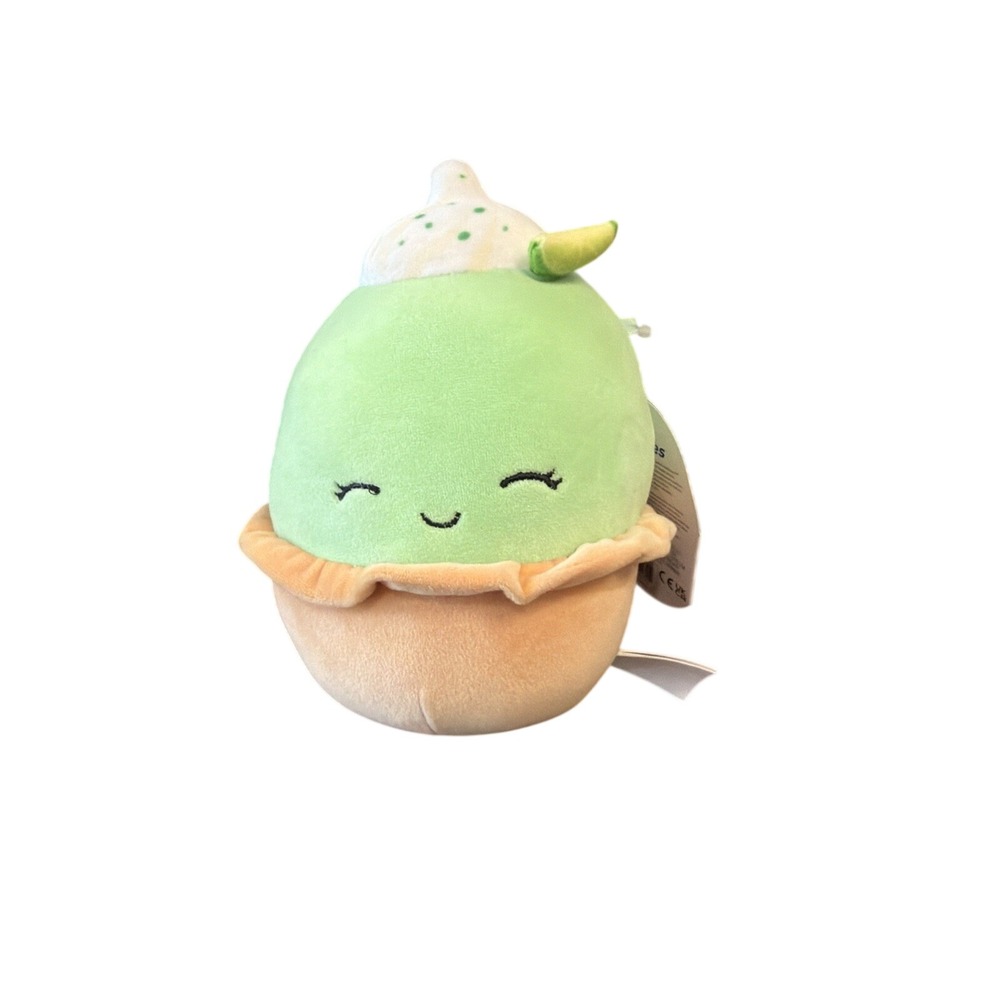 Squishmallow Largo Key Lime Pie Plush 5 Inch Green Foodie Dessert W/Tags